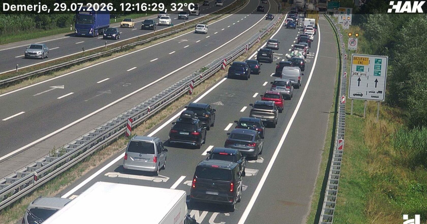 Sudar na A1. Gužve prema Dubrovniku