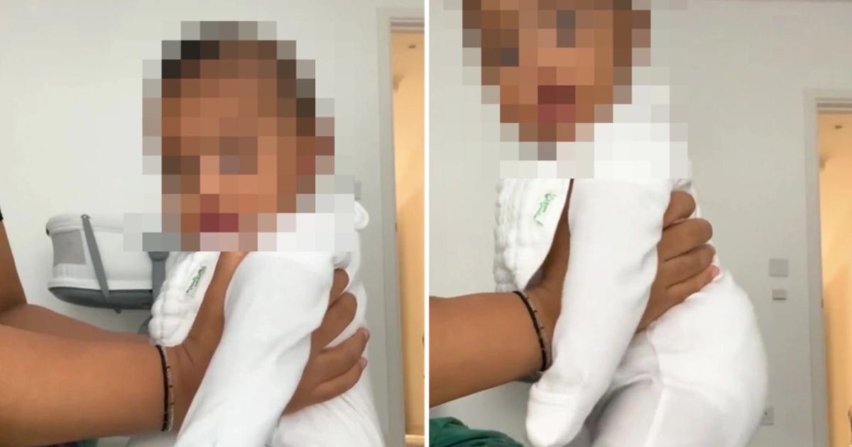 Zahvaljujući ovom položaju beba nikad nije imala problema s obavljanjem nužde