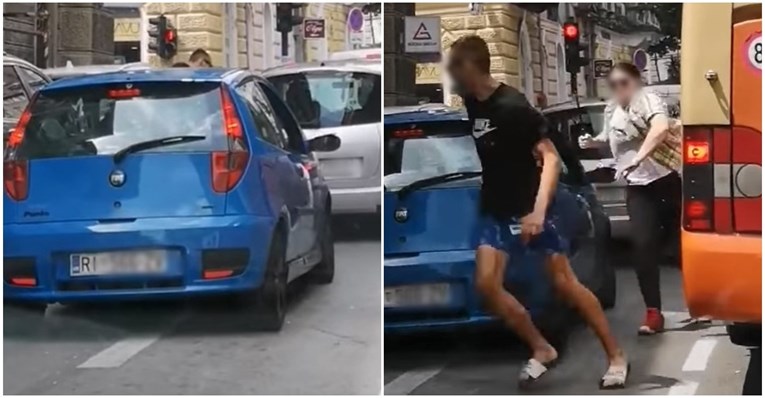 VIDEO Muškarac u Rijeci izletio iz auta i vrijeđao vozačicu, njen potez nije očekivao