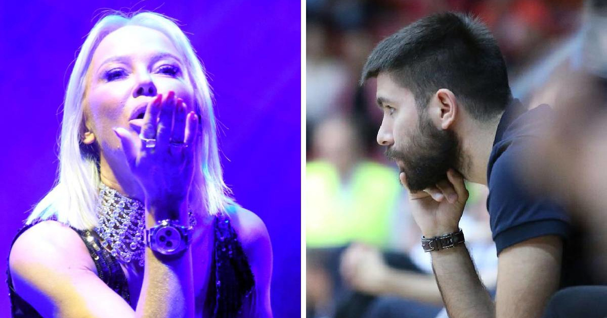 Maja Šuput i Emil Tedeschi jr. snimljeni zajedno u zračnoj luci