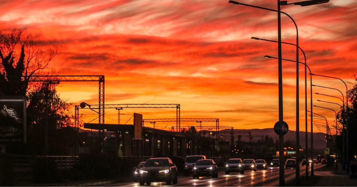 FOTO Zalazak sunca u Zagrebu bio je predivan