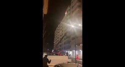 VIDEO Netko se u Zadru zaključao na balkon, morali ga izvlačiti vatrogasci