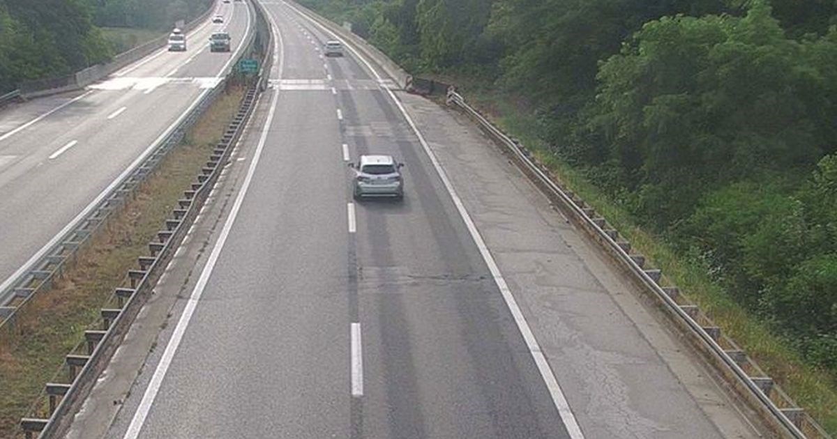 Pješak na A1 prema Dubrovniku, vozi se ograničeno