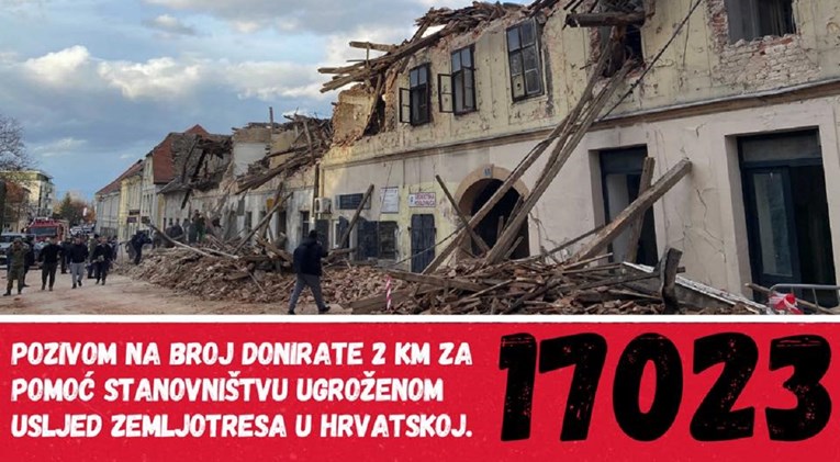 "Komšije pomažu prve": Crveni križ BiH skuplja pomoć za Petrinju