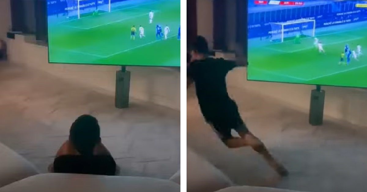 Dok je tata zabijao Interu, Cristiano Junior se bacao po dnevnom boravku