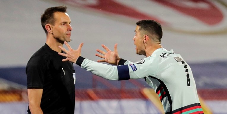 Ronaldo podivljao u Beogradu. Bacio traku i otišao jer su mu ukrali gol za pobjedu