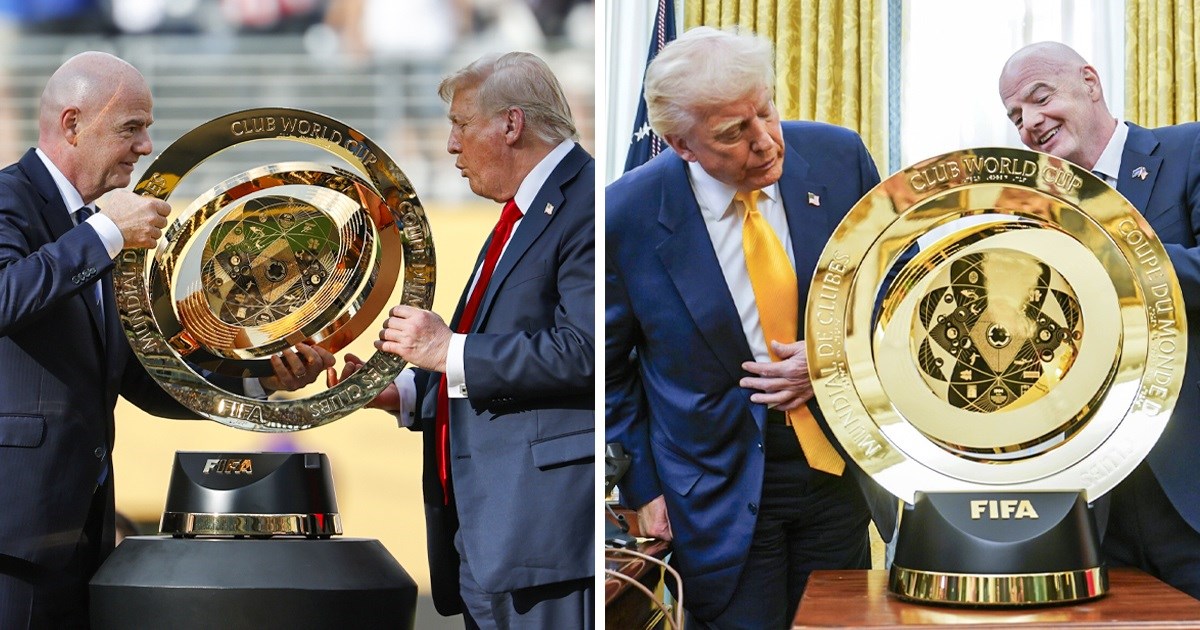 Nastavak lude priče s trofejom. Trumpu je ostao original, Chelsea je dobio kopiju