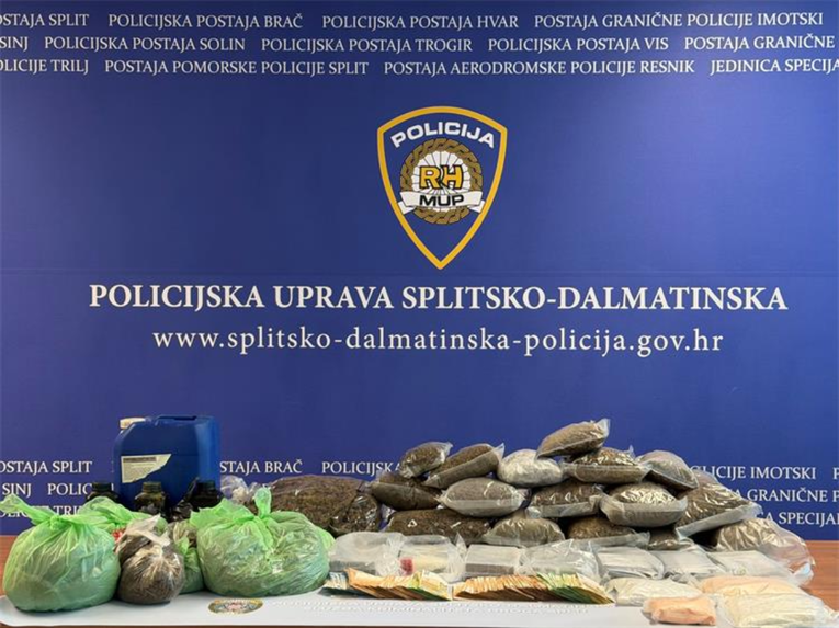 Rekordna zapljena droge u Dalmaciji, pogledajte fotografije