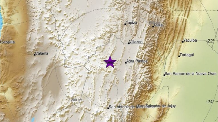 Argentinu pogodio potres magnitude 6 po Richteru