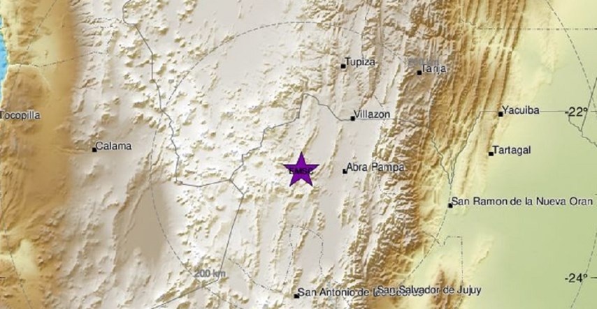 Argentinu pogodio potres magnitude 6 po Richteru