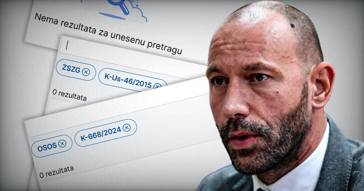 Isprobali smo Habijanovu anonimnu sudsku tražilicu. Većinu presuda nismo pronašli