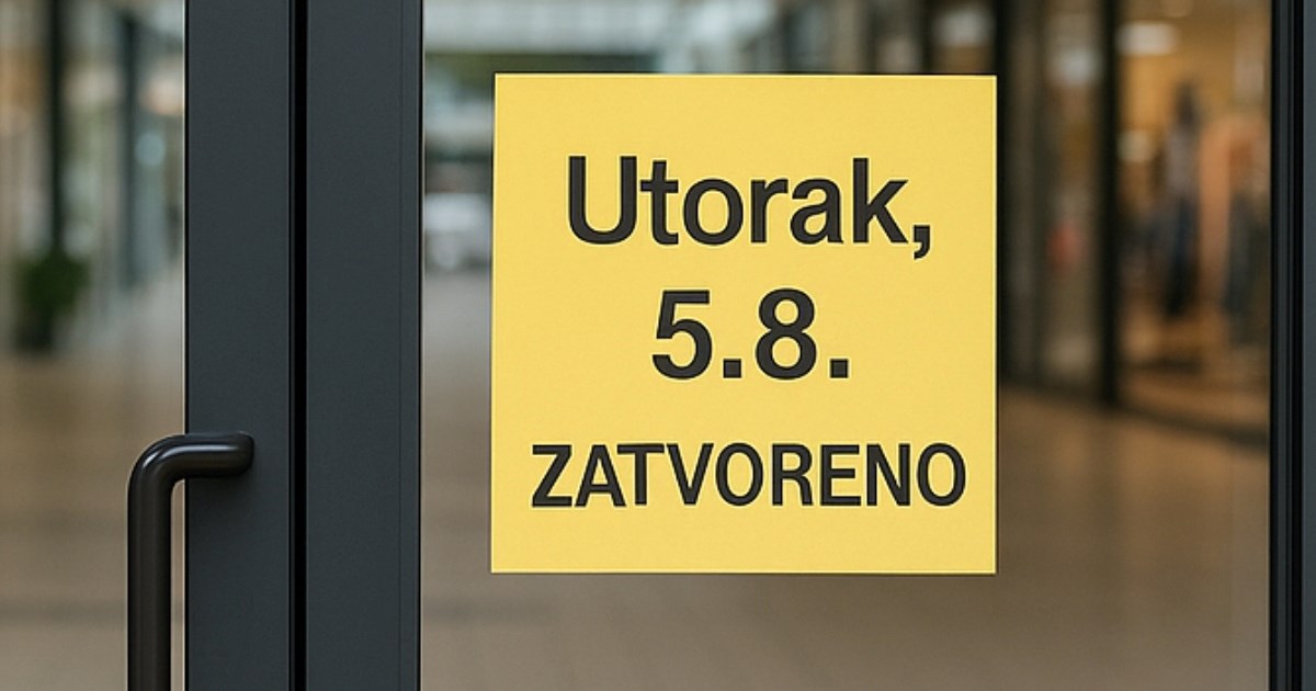 Sutra su gotovo sve trgovine zatvorene - evo koje ipak rade