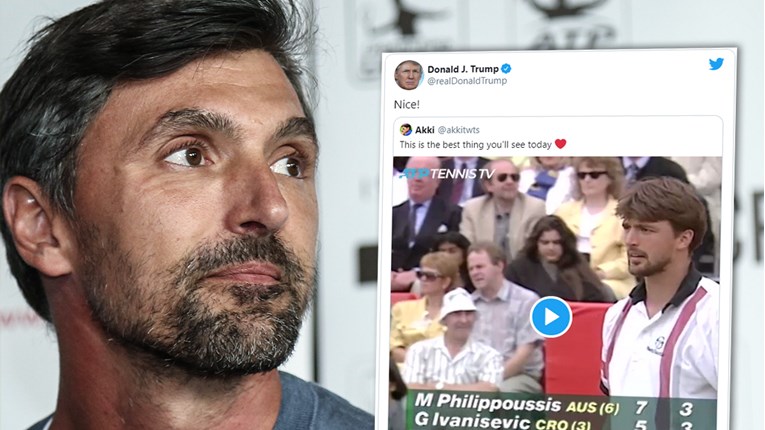 Trump na Twitteru podijelio kultni video s Goranom Ivaniševićem. Fanovi oduševljeni