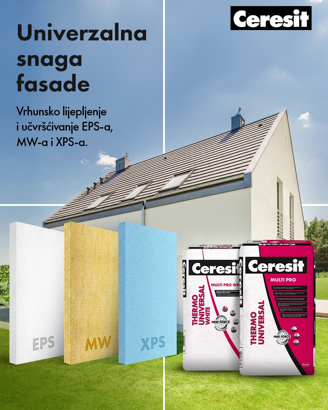Nova Ceresit MULTI PRO formula podiže ljepila za fasadu na viši nivo