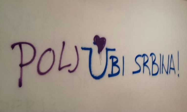 Zadranin opet prepravio mrzilački grafit "Ubi Srbina": "Ide li vam to na živce?"