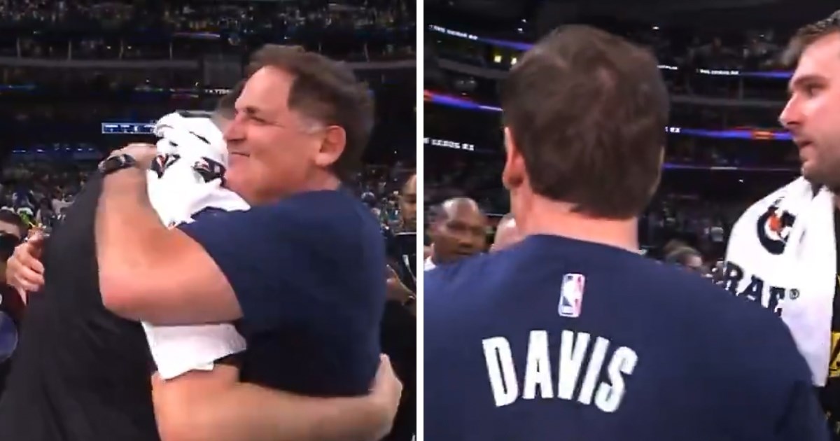 Pogledajte čiju majicu nosi bivši vlasnik Mavsa dok grli Dončića. Snimka je viralna