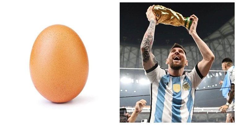 Autori slike jajeta provociraju Messija: "Tko je bolji, on ili Ronaldo?"