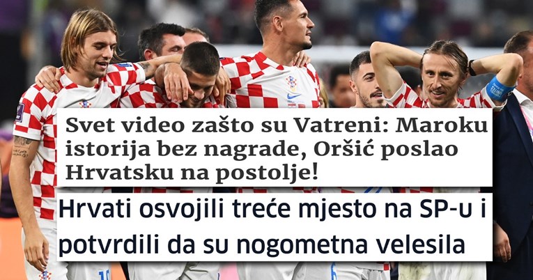 Regija: "Svijet je vidio zašto su Vatreni", "Nogometna velesila"