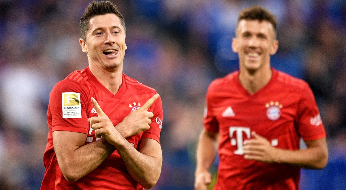 SCHALKE - BAYERN 0:3 Hat-trick Lewandowskog, Perišić debitirao