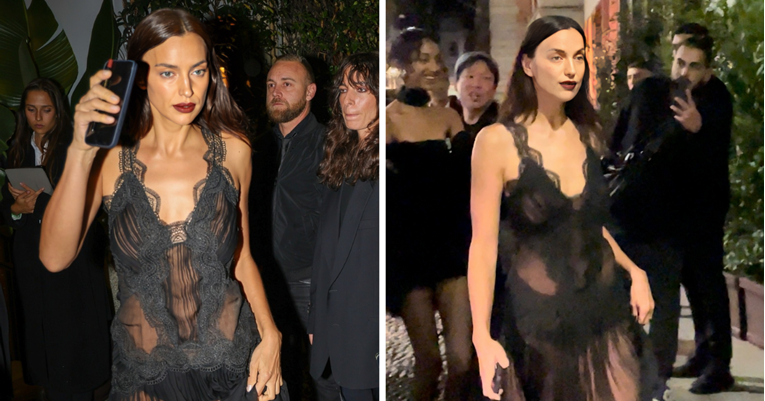 Irina Shayk privukla poglede na Milano Fashion Weeku, pojavila se u prozirnoj haljini