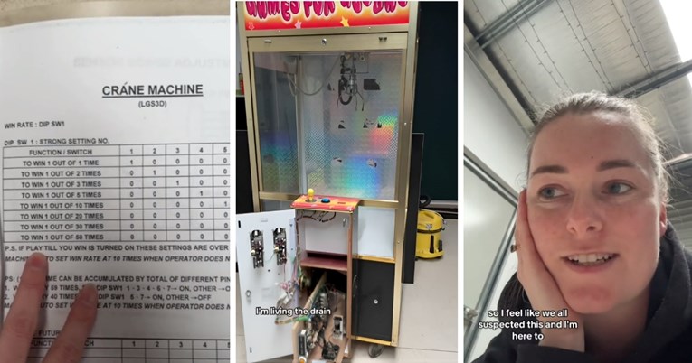 "Sada imamo dokaze": Žena kupila stroj za hvatanje igračaka pa otkrila kako rade