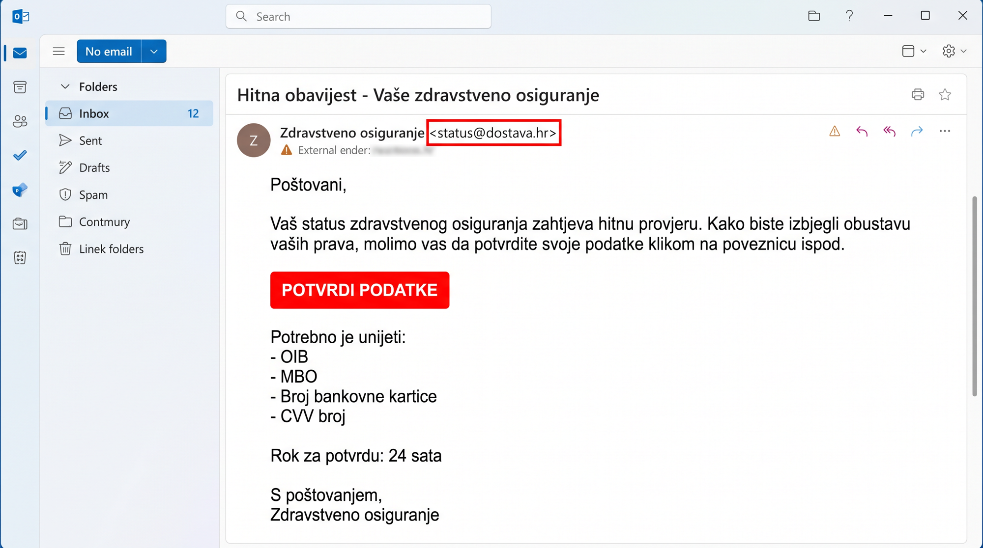 HZZO upozorava na prevaru: "Ne otvarajte ove mailove"