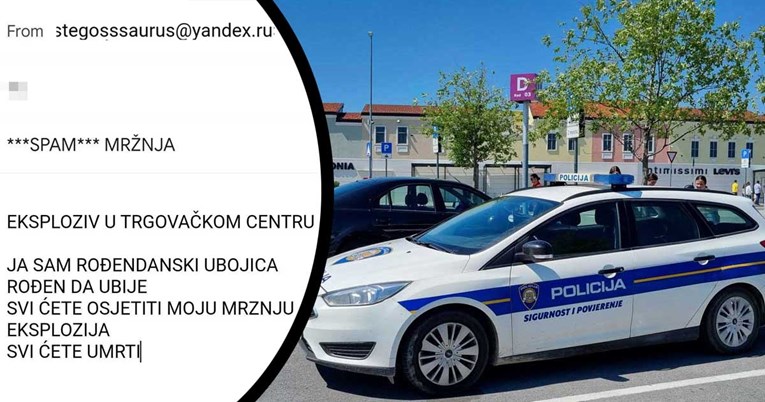 Prijetnje centrima u Zagrebu stigle s adrese stegossaurus@yandex.ru: "Svi ćete umrti"