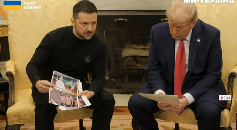 Zelenski Trumpu pokazuje slike ukrajinskih vojnika iz ruskog zarobljeništva