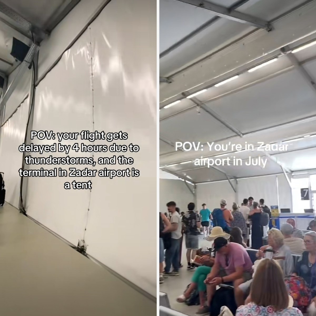 Zadarski aerodrom postao viralan na TikToku. Turisti se čude: Pa što je ovo?