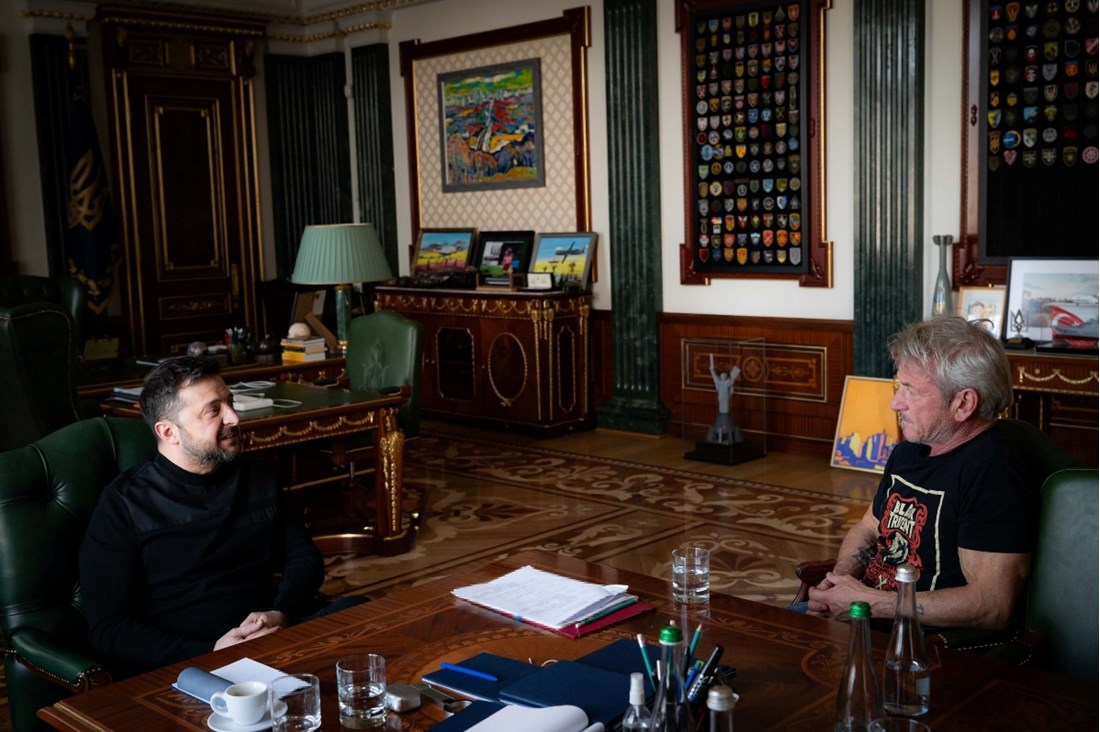 Zelenski pokazao gdje je bio Sean Penn dok je osvajao Oscara