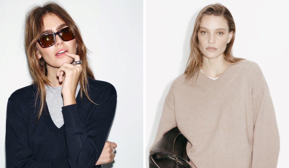 Pulover s V-izrezom: Ključni komad za profinjen izgled ove sezone