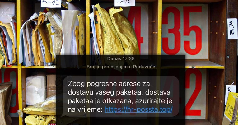 Jeste li dobili ovakvu poruku? Nije od Hrvatske pošte, radi se o prevari