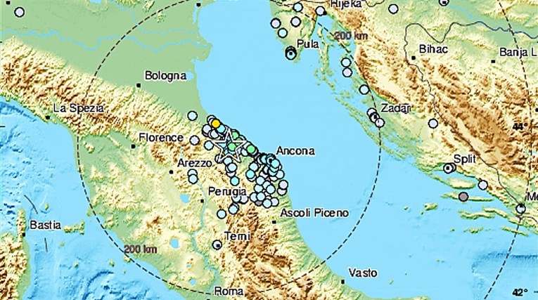 Potres od 4.9 u Italiji, osjetio se i na hrvatskoj obali