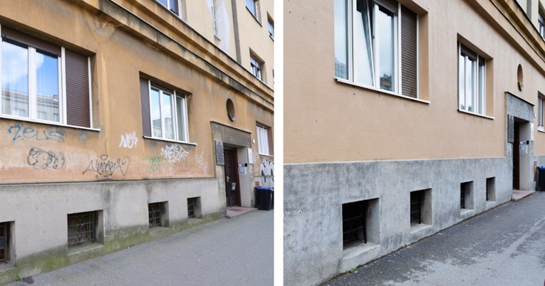 FOTO Zagreb uklanja grafite sa zgrada. Pogledajte razliku