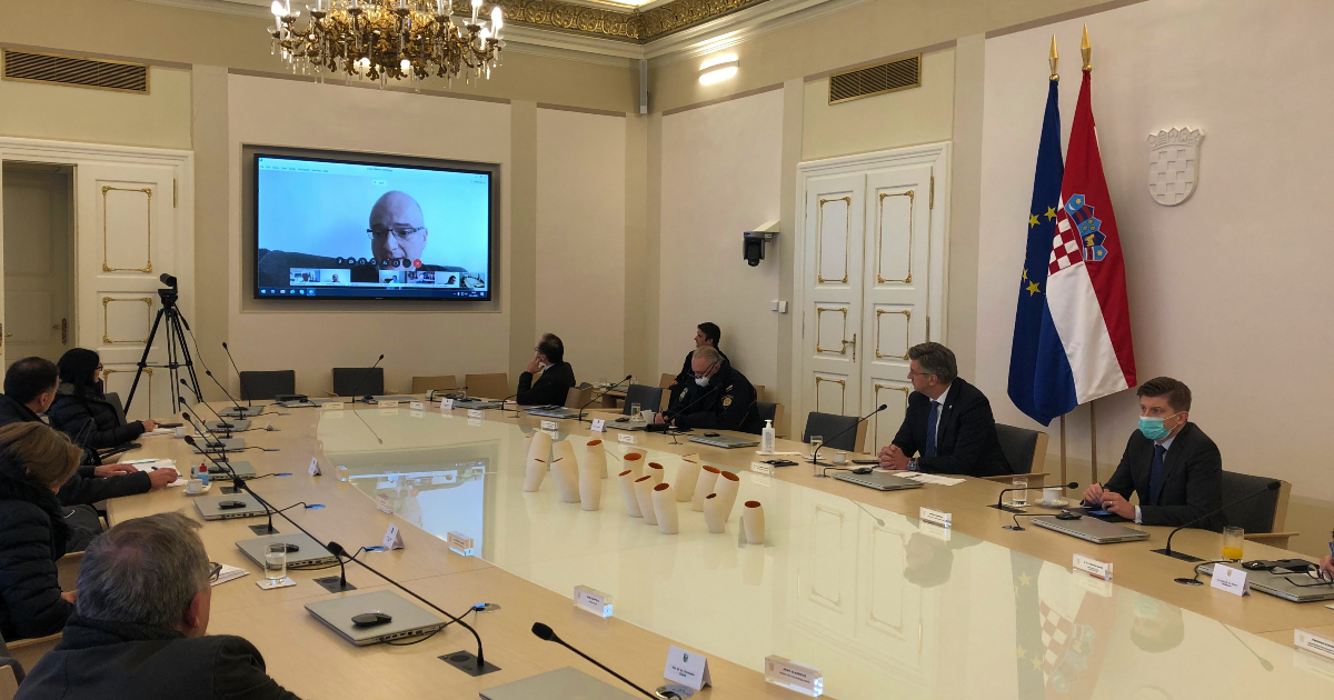 Plenković se sastao s hrvatskim znanstvenicima zbog koronavirusa