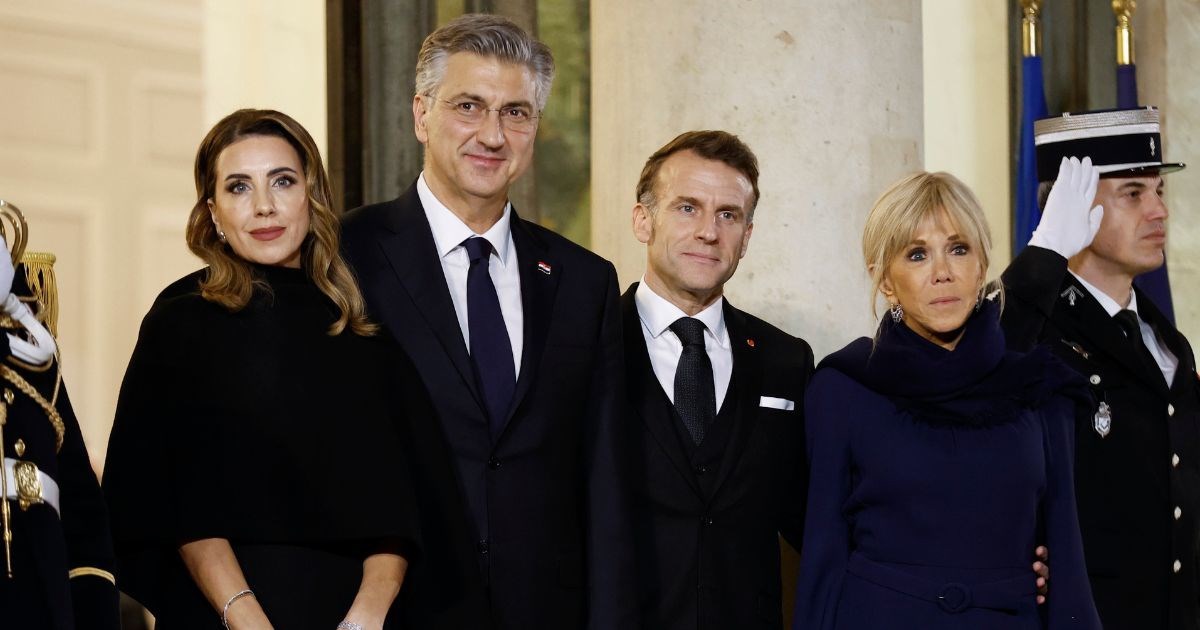 Ana Maslać Plenković na svečanoj večeri u Parizu pojavila se u elegantnom izdanju