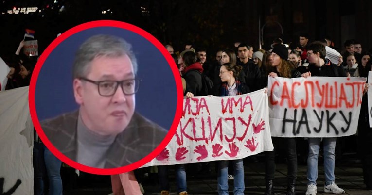 Vučić se izvanredno obratio, a brojni studenti vani prosvjeduju: "Svi u blokade"