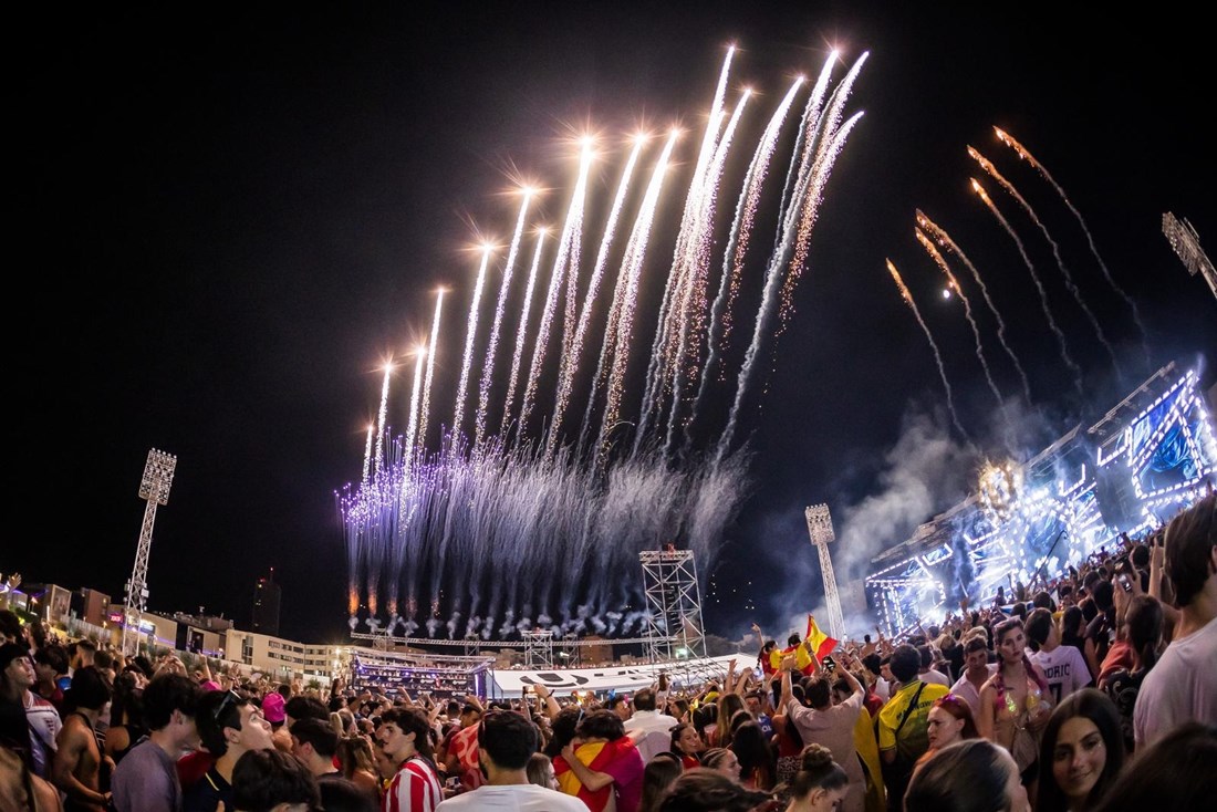 FOTO Treća večer Ultre u Splitu završila je vatrometom