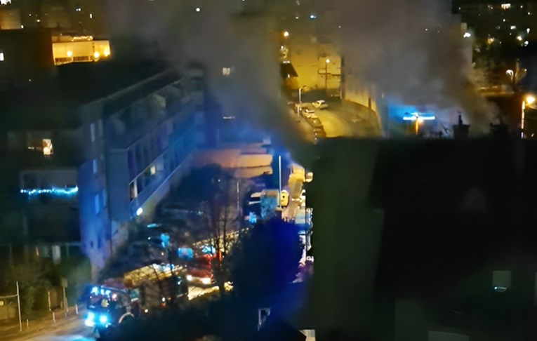 Požar u Zagrebu, zapalio se stan. Unutra pronađeno mrtvo tijelo