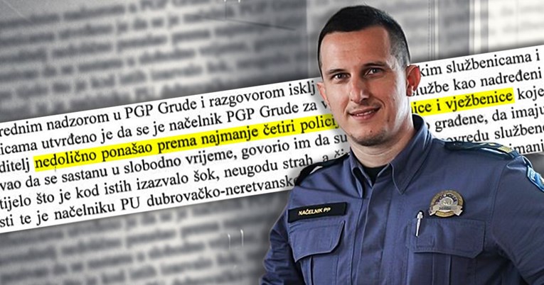 Policijski šef kod Dubrovnika seksualno uznemiravao mlade policajke, nije smijenjen