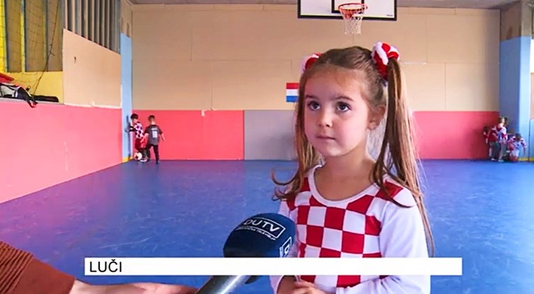 Djevojčica iz Dubrovnika je hit: "Ne navijam za Hrvatsku, nego za Hajduka"