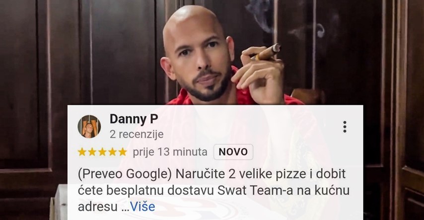 Ljudi pišu urnebesne recenzije rumunjske pizzerije nakon uhićenja Andrewa Tatea