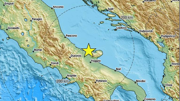 Potres od 4.8 u Italiji