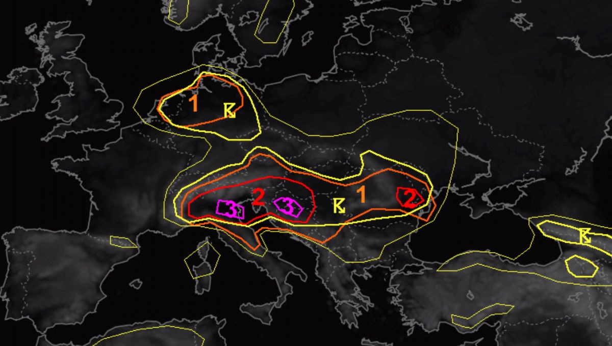 ESTOFEX izdao upozorenje najvišeg stupnja za Hrvatsku, stiže opasna oluja