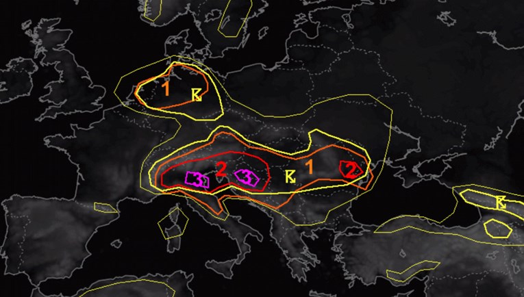 ESTOFEX izdao upozorenje najvišeg stupnja za Hrvatsku, stiže opasna oluja