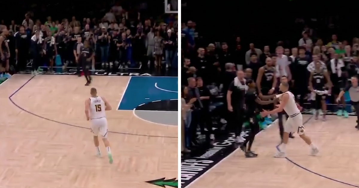 VIDEO Bijesni Jokić potrčao prema igraču Minnesote. Krenulo je naguravanje