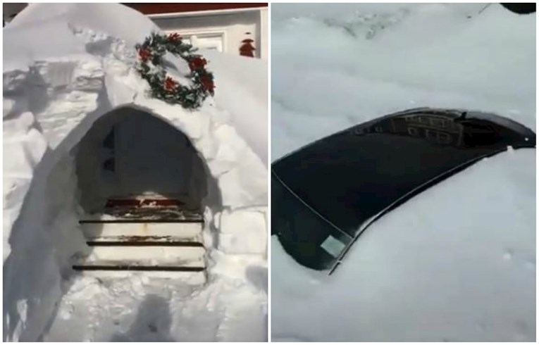 FOTO Kanađane zatrpala snježna oluja, kopaju tunele kako bi izašli iz kuća