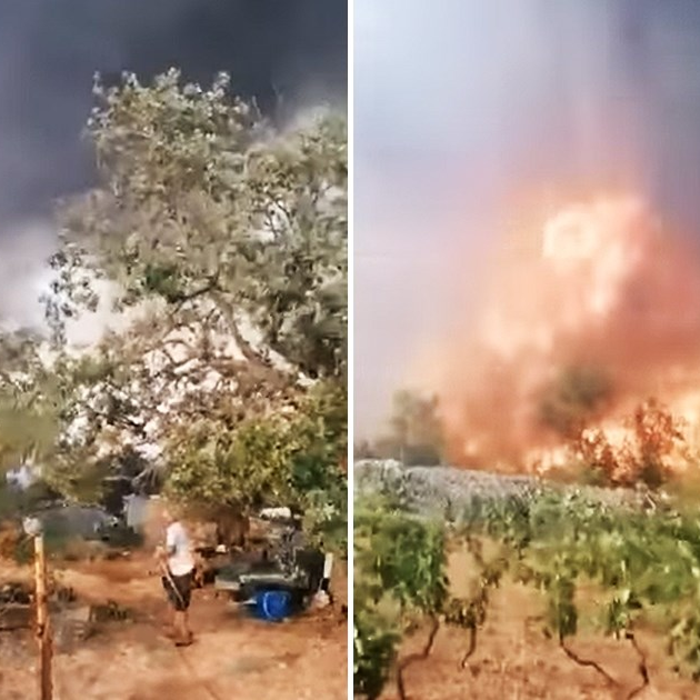 VIDEO Obitelj iz Zatona usred požara: "Ostavi to, bježi, ostavi to, ostavi"