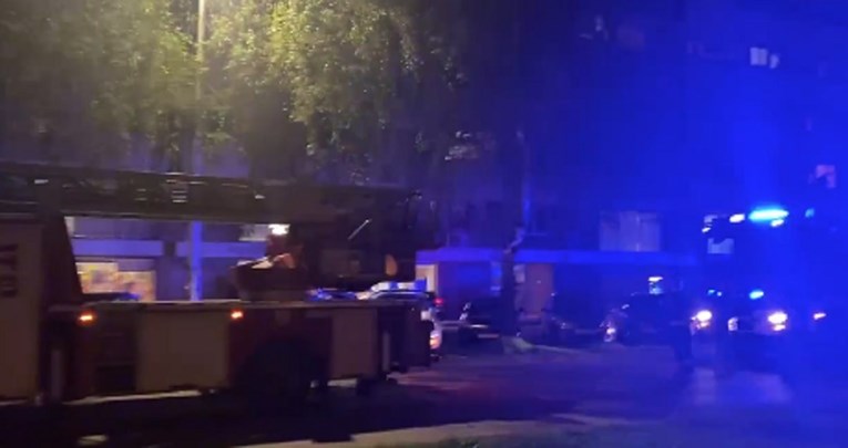 VIDEO Vatrogasci i policija pozvani na zagrebačku Knežiju zbog požara. Nije ga bilo