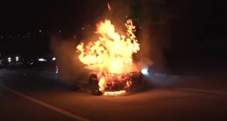 VIDEO Sudjelovao je u uličnim utrkama, a onda mu se Audi zapalio